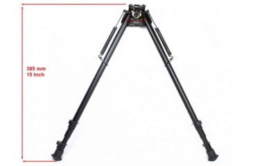 Image of Vector Optics Rokstad Swivels Bipod, 15-26in, Black, SCBPS-06