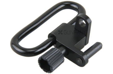 Image of Vector Optics Sling Swivels Locking QD Mount, 1.25in, Steel, Black, GUSS-02