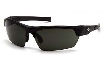 Image of Venture Gear Tensaw Shooting Glasses, Black Frame, Forest Gray Polarized Lens, VGSB323