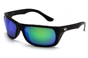 Image of Black Frame/Green Mirror Polarized Lens