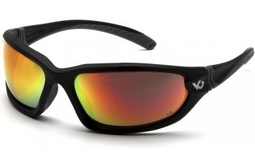 Image of Venture Gear Black Frame/Sky Red Mirror Anti-Fog Lens VGSB155T