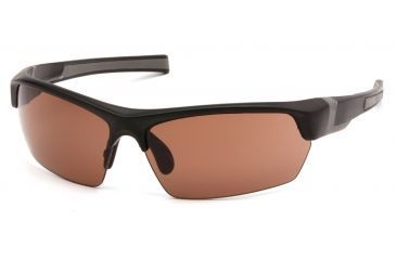 Image of Venture Gear Tensaw Shooting Glasses, Black/Gray Frame, Bronze Anti-Fog Lenses, VGSB318T