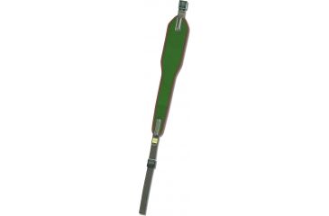 Image of Vero Vellini Classic Wide-Top Sling, Green Neoprene, Brown Leather V19026