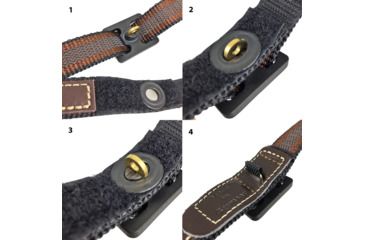 Image of Vero Vellini Premium QR Rifle Sling, Rifle, Brown Leather/Loden V17428