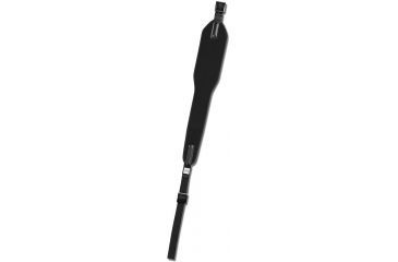 Image of Vero Vellini Wide-Top Rifle Sling, Black Neoprene/Black Leather