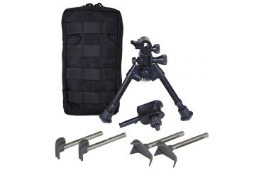 Image of Versa-Pod BattlePack LITE - Bipod LTD w/ Pan &amp; Tilt, 7-9in, Black, 150-519