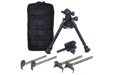 Image of Versa-Pod BattlePack LITE - Bipod LTD w/ Pan &amp; Tilt, 9-12in, Black, 150-529