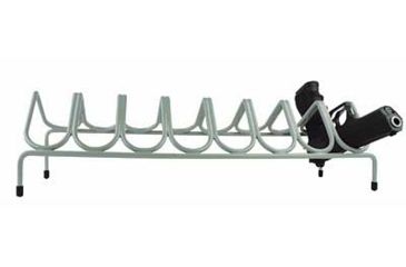 Image of Versatile Rack 8 Gun 18.5 Inch x 5.25 Inch x 5.5 Inch Safe Handgun Rack, Gray, 18.5 InchX5.25 InchX5.5 Inch, VER201080