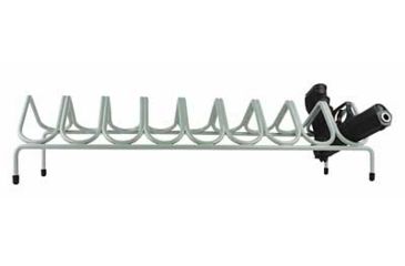 Image of Versatile Rack 9 Gun 20.75 Inch x 5.25 Inch x 5.5 Inch Safe Handgun Rack, Gray, 20.75 InchX5.25 InchX5.5 Inch, VER201097
