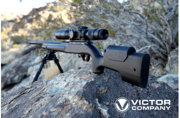 Image of Victor Company Titan 1022 Precision Rimfire Stock, Black, TITAN-1022-BLK