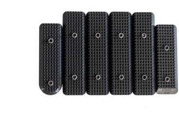 Image of Vision Products Chassis Sticky Bars For V-LOK, Full Set, Aluminum, Black, VISION-612-ALM-BLK