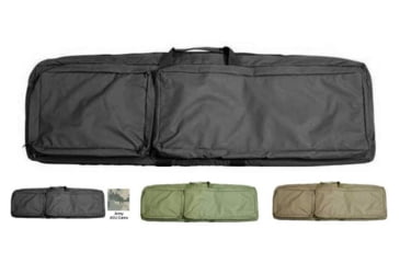 Image of VISM Double Rifle Case, Black, Digital Camo ACU, Green, Tan