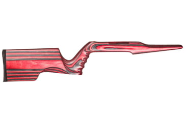 Image of Volquartsen Firearms AS-1 Laminated Ambi Stock, Red, Red, VCAS-0005
