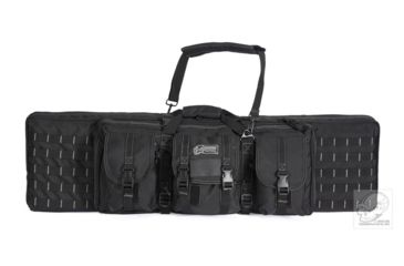 Image of Voodoo Tactical 42in Padded Weapons Case w/Die Cut MOLLE, Black/Gray, 42in, 15-7619108000