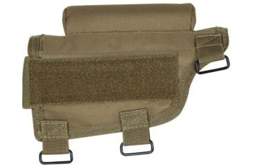 Image of Voodoo Tactical Buttstock Cheek Piece w/Ammo Carrier, Coyote, 20-9421007000
