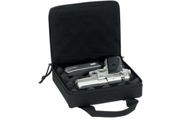 Image of Voodoo Tactical Hard Sided Pistol Case, Double, Black, 20-0211001094