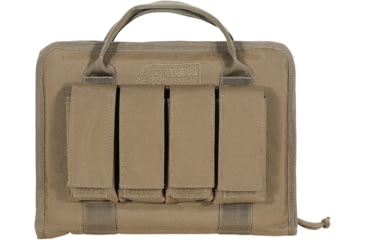 Image of Voodoo Tactical Pistol Case w/ Mag Pouches, Coyote, 25-0017007000