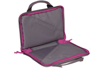 Image of Voodoo Tactical Pistol Case With Mag Pouches, Gray/purple - 25-0017160000