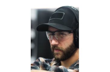 Image of Walkers IKON Tanker Glasses, Black Frame, Clear Lenses, GWP-IKNOF1-CLR