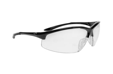 Image of Walkers IKON Tanker Glasses, Black Frame, Clear Lenses, GWP-IKNOF1-CLR