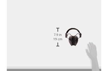 Image of Walkers XCEL 500BT Digital Electronic Bluetooth Ear Muffs, 26 dB NRR, Gray, GWP-XSEM-BT