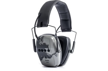 Image of War Bird Intrepid-Electronic 23dB Earmuffs, Gray, EAIN