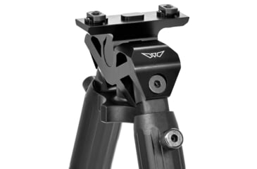 Image of Warne Vapor M-LOK Interface Bipod, 7.1-10.5in Height Range, Black, V7934M