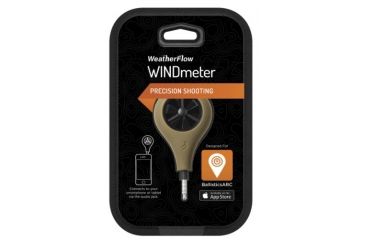 Image of WeatherFlow GeoBallistics Precision Shooting WINDmeter, Dark Earth WFPSM-01