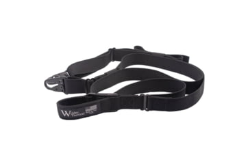 Image of Wilder Tactical Minimalist Flat Sling, HK Hook, Black, MFSBKHK