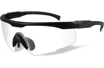 Image of Wiley X PT-1 Sunglasses - Matte Black Frame w/ Clear Lens PT-1C