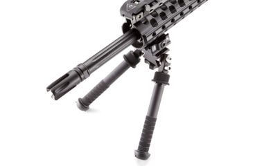Image of Wilson Combat Atlas BT10-LW17 Bipod, 1913 Picatinny Rail Mount, 4.75in to 9in, Aluminum, Black NW380