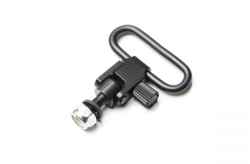 Image of Wilson Combat Buttstock Sling Swivel, Machine Thread and Lock Nut, Black SGSSW-NUT