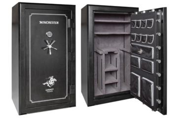 Image of Winchester Safes Legacy 53, 51 Gun Safe, 2.5 Hour Fire Rating, Electronic Lock, Black L7242537E
