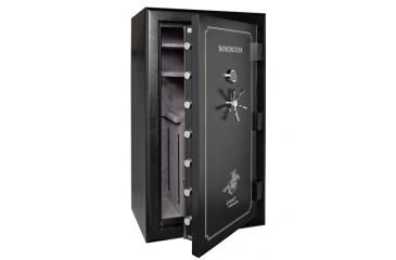 Image of Winchester Safes Legacy 53, 51 Gun Safe, 2.5 Hour Fire Rating, Mechanical Lock, Black L7242537M