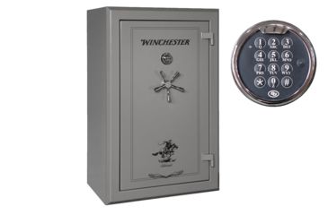 Image of Winchester Safes Silverado 33, 30 Gun Safe, 2 Hour Fire Rating, U.L. Listed Electronic Lock, Gunmetal Gray, 32.9 cu. Ft, S-5938-33-10-E