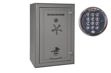 Image of Winchester Safes Silverado 40, 48 Gun Safe, 2 Hour Fire Rating, U.L. Listed Electronic Lock, Black, 40.3 cu. Ft, S-5940-40-7-E