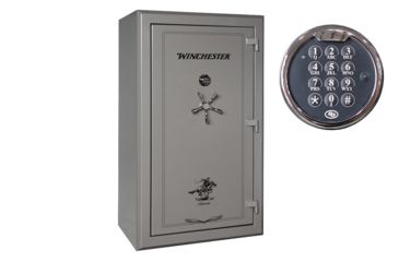 Image of Winchester Safes Silverado 51, 48 Gun Safe, 2 Hour Fire Rating, U.L. Listed Electronic Lock, Black, 50.8 cu. Ft, S-7242-51-7-E