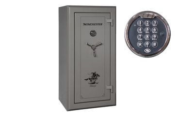Image of Winchester Safes Treasury 26, 26 Gun Safe, 90 Min Fire Rating, U.L. Listed Electronic Lock, Gunmetal Gray, 26.0 cu. Ft, TR-5930-26-10E
