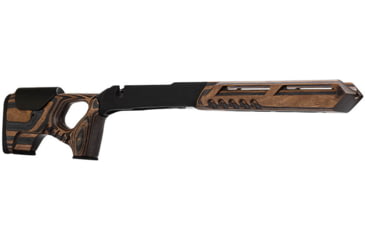 Image of WOOX Cobra Precision Rifle Stock for Howa 1500 Weatherby, Long Action, Laminted Black/Brown, Regular, SH.GNS032.10