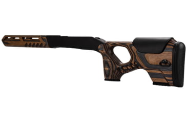 Image of WOOX Cobra Precision Rifle Stock for Howa 1500 Weatherby, Long Action, Laminted Black/Brown, Regular, SH.GNS032.10
