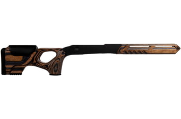 Image of WOOX Cobra Precision Rifle Stock for Howa 1500 Weatherby, Long Action, Laminted Black/Brown, Regular, SH.GNS032.10