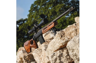 Image of WOOX Cobra Precision Rifle Stock for Howa 1500 Weatherby, Short Action, Walnut, Regular, SH.GNS031.09