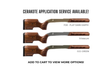 Image of WOOX Exactus Precision Rifle Stock for Ruger 10/22, Walnut, Regular, SH.GNS002.39