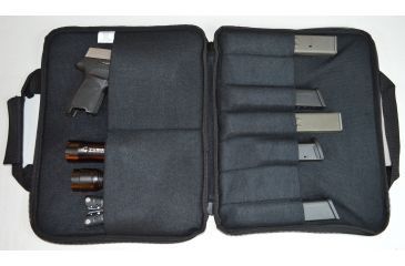 Image of Yukon Outfitters Tactical Big Bore Pistol Case,15x12x1in,Black MGPC0011b