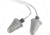 3M Corded Earplugs,Skull Screws,Vending Pack,4 Pair/Pack, VP-P1301