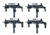 A3 Industries 2-Bolt Mount Modular Telescoping Stock w/No Buttpad, Black, 7.00in, MTS-2B-7.00-BP1