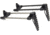 A3 Industries 2-Bolt Mount Modular Telescoping Stock w/No Buttpad, Black, 7.00in, MTS-2B-7.00-BP1
