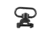 AIM Sports Inc Sling Rail Mount W/Quick Release Push Button Swivel