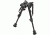 Aimtech Stud Mount 6-9 in Adjustable Notched Leg Bipod, Heavy Duty, Black, AFA-10754