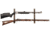 Allen 2-Firearms Gun Collector Hardwood Gun Rack, 2 Rifle/Shotgun, Brown/Black, Wood/Steel, 5659